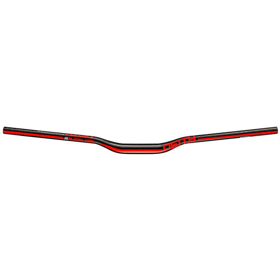 25, MTB Handlebar, Diameter: 31.8mm, 800mm, Rise: 25mm, Red