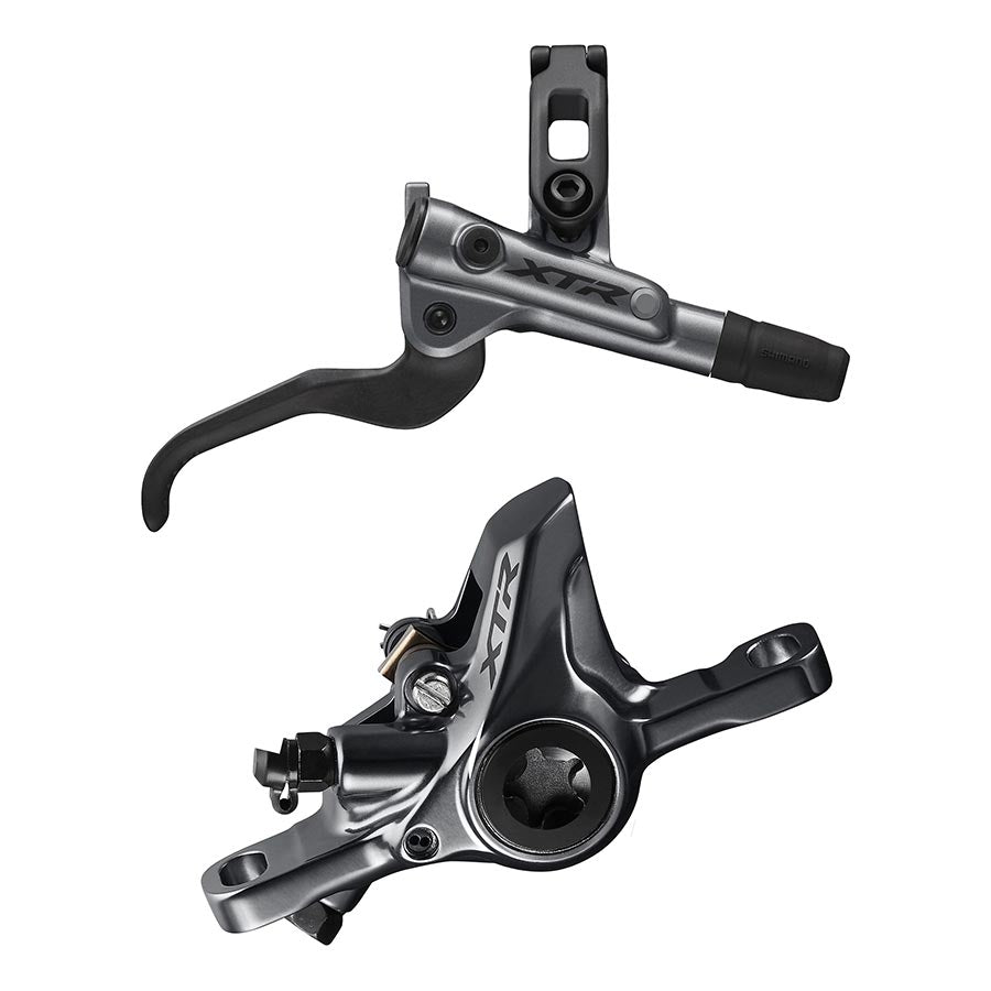 BL-M9100 / BR-M9100, MTB Hydraulic Disc Brake, Rear, Post mount, Disc: Not included, Grey