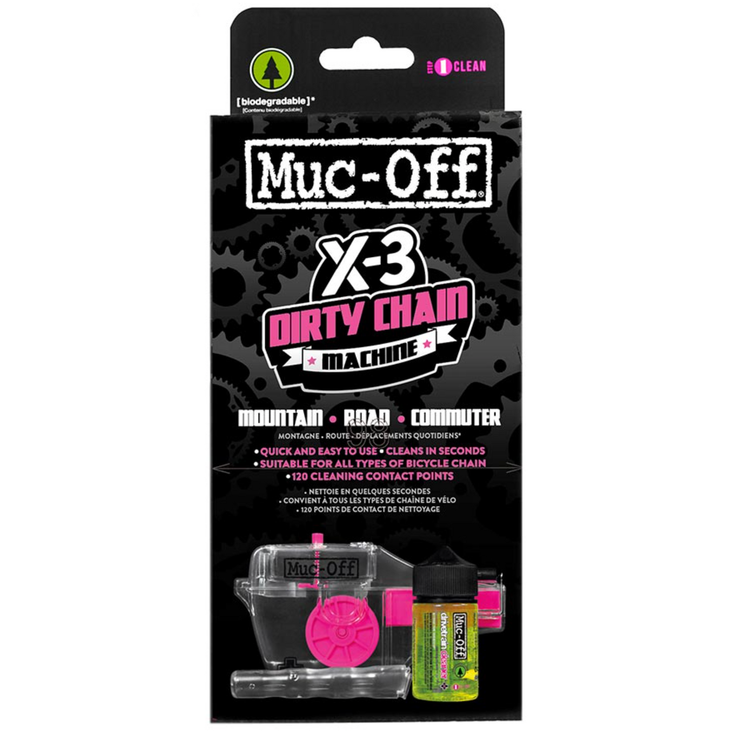Muc-Off, X3, Chain Cleaning Kit