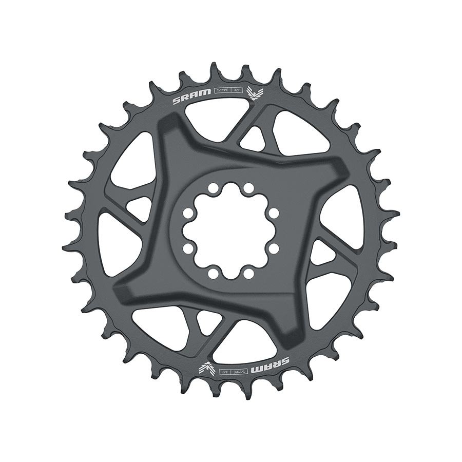 32, Speed: 12, BCD: Direct Mount SRAM 8 Bolt, Aluminum, Grey