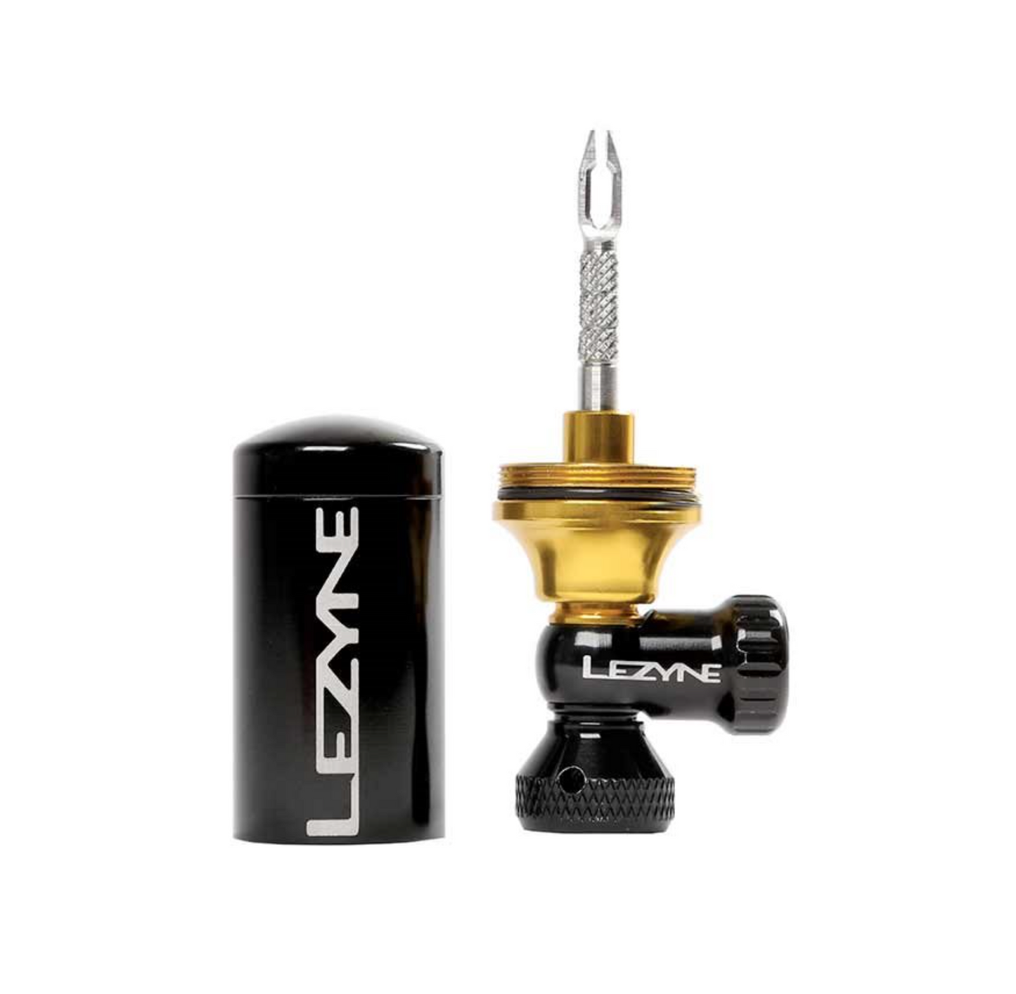 Lezyne, Tubeless CO2 Blaster, CO2 Inflator/Tubeless Repair Kit, Black