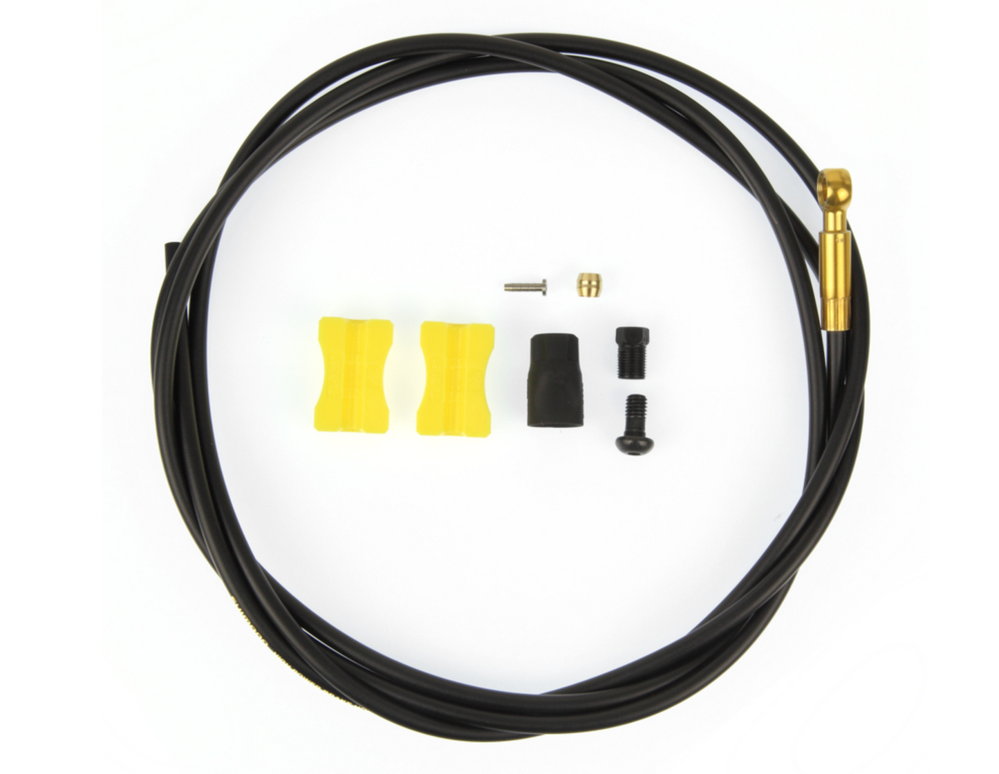 Shimano Brake Hose Saint SM-BH90 W/ Long Gold Banjo Fitting 2000mm