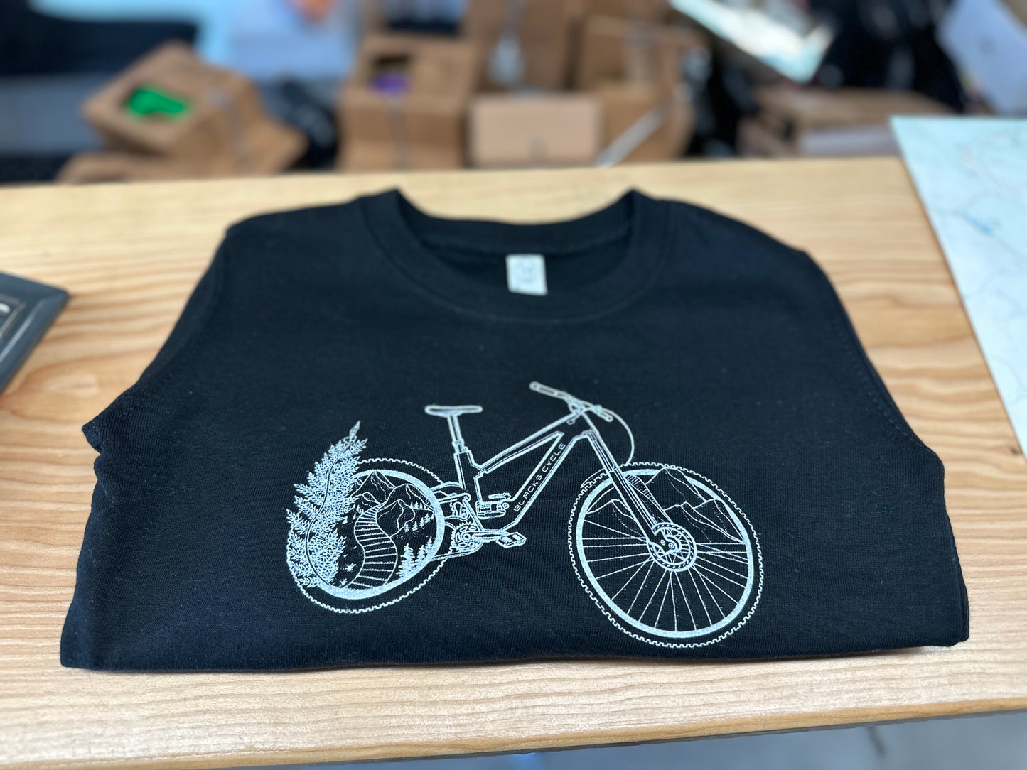Black's Cycle Bike Toddler Crewneck