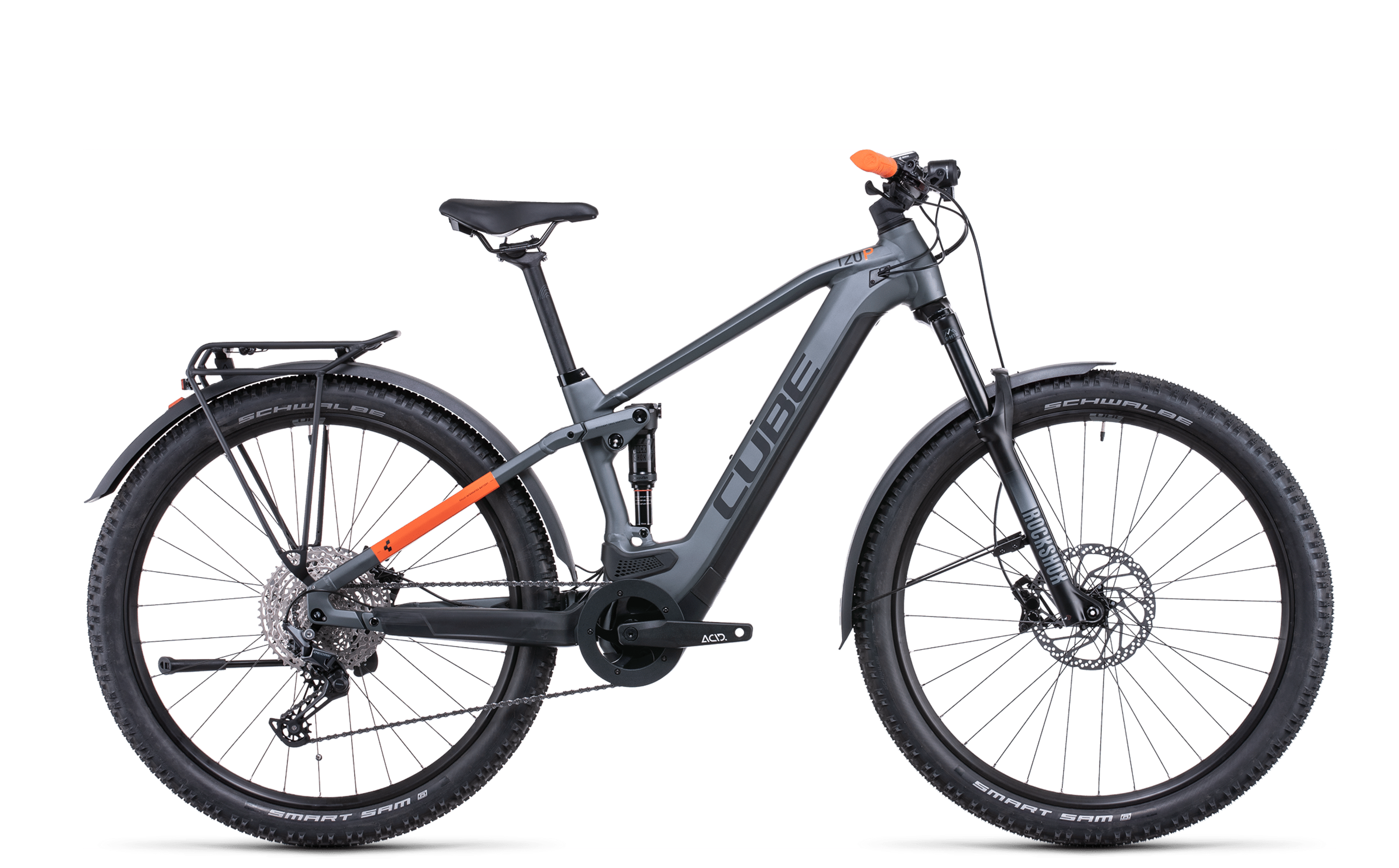 Cube touring hybrid exc 500 blue n orange 2025