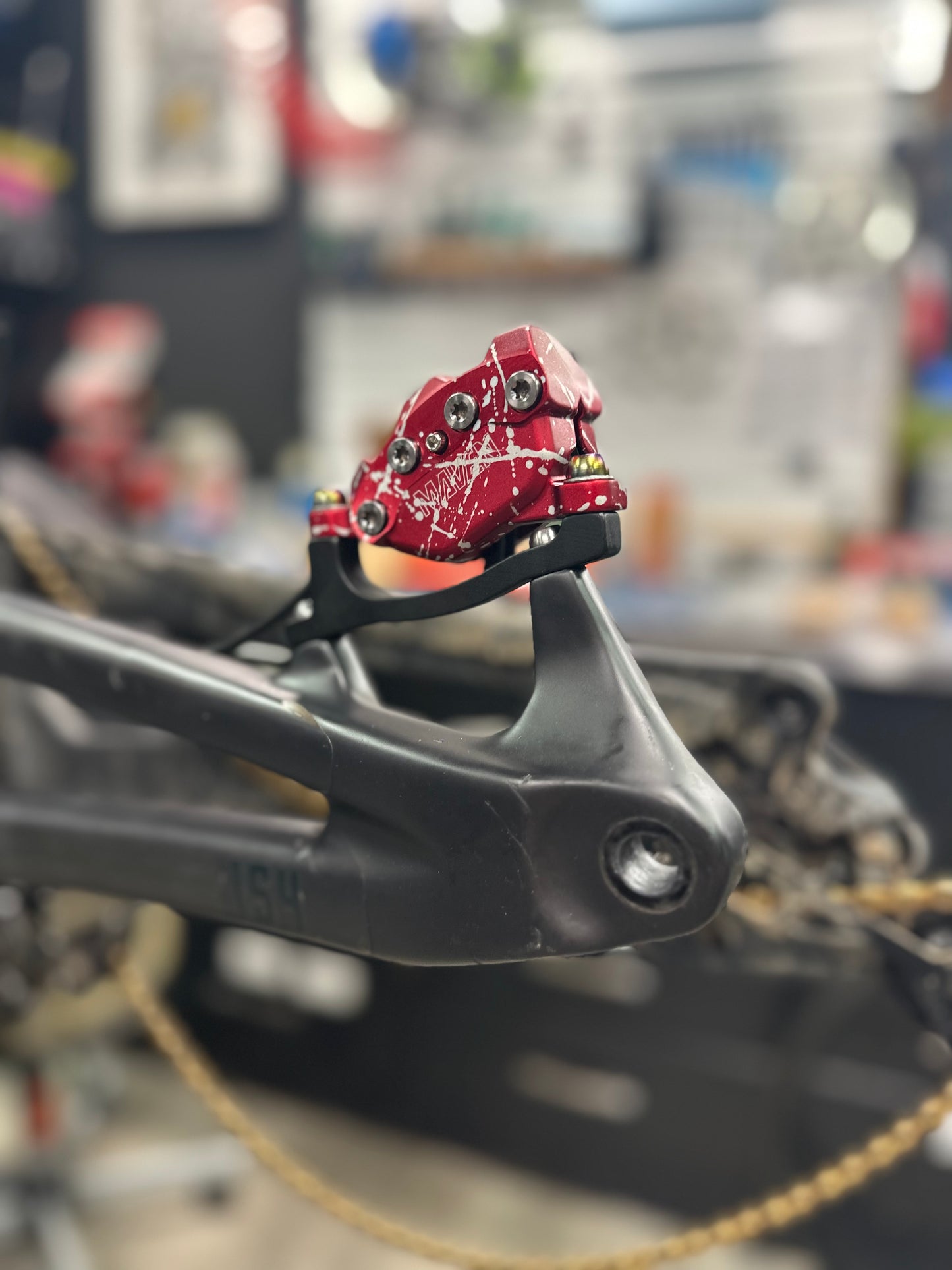 SRAM, Maven Ultimate Stealth Expert, MTB Hydraulic Disc Brake, Pair, Post mount, Red, Kit