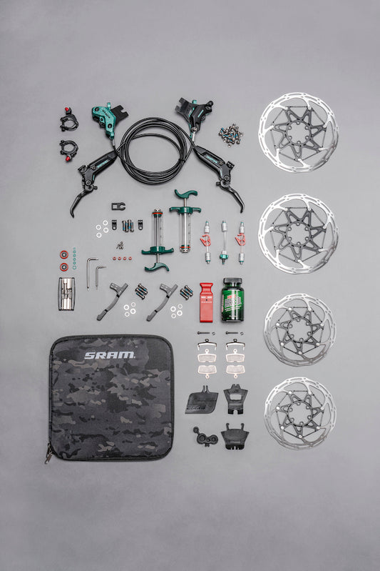 SRAM Motive Ultimate A1 Launch Special Edition Brake Kit Blue AVAILABLE SOON