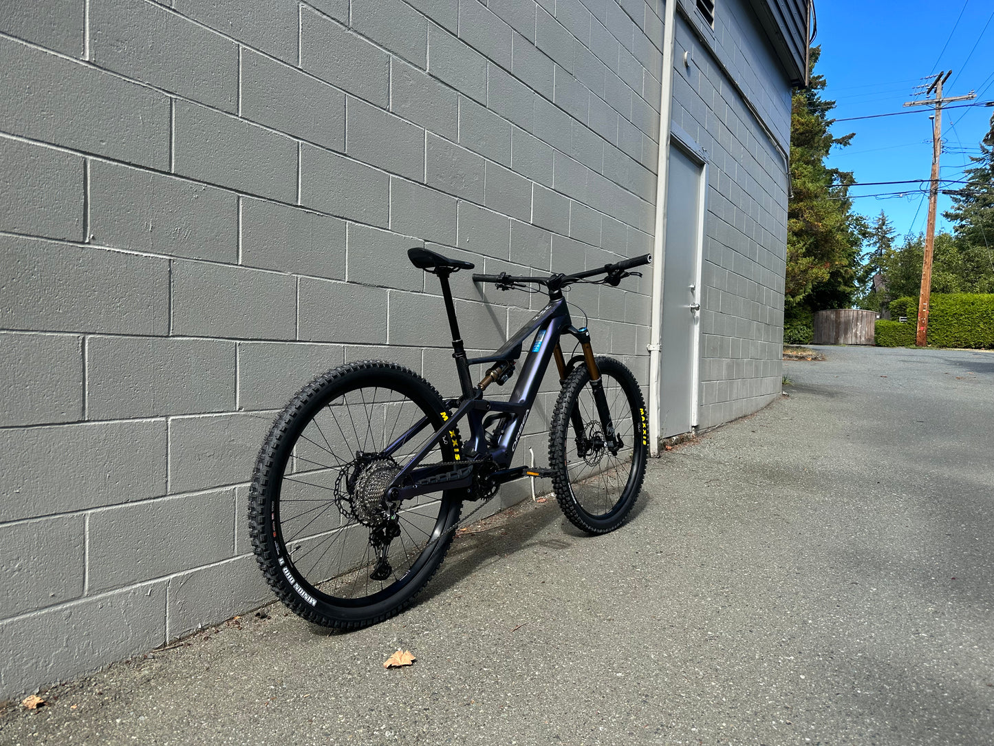 Orbea Rise LT M10 Large Tanzanite Carbon View ( 2025 )