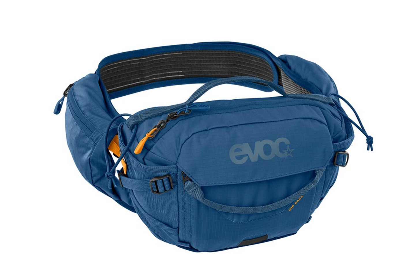 EVOC, Hip Pack Pro + 1.5L Bladder, Hydration Bag, Volume: 3L, Bladder: Included (1.5L), Denim