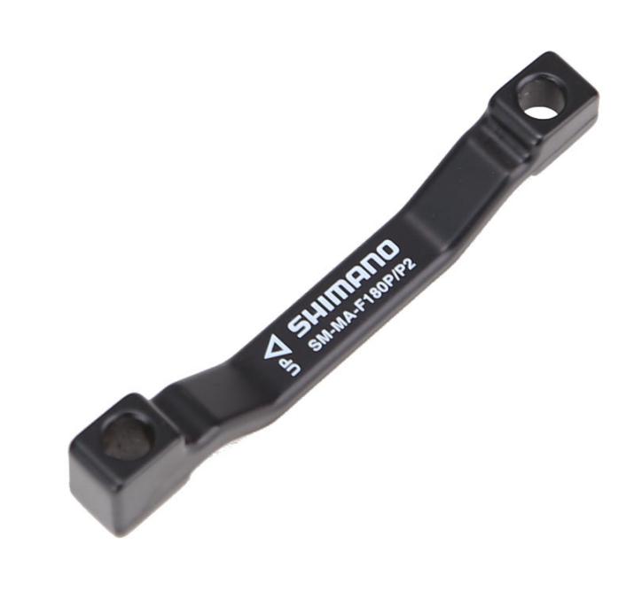 Shimano, SM-MA-F180P/P2, Disc brake adapter for Post Mount caliper, Front, Post Mount fork, 180mm rotor
