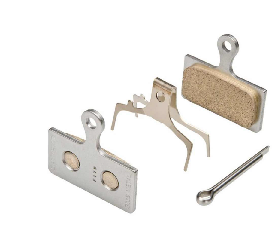 Shimano, BR-M8000, G04S, Disc brake pads, Metal, Without fins, Pair, G type, Y8MY98010
