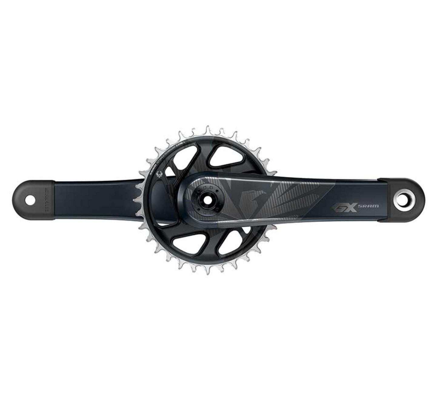 SRAM, GX Carbon Eagle, Crankset, Speed: 12, Spindle: 28.99mm, BCD: Direct Mount, 32, DUB, 170mm, Grey, Boost