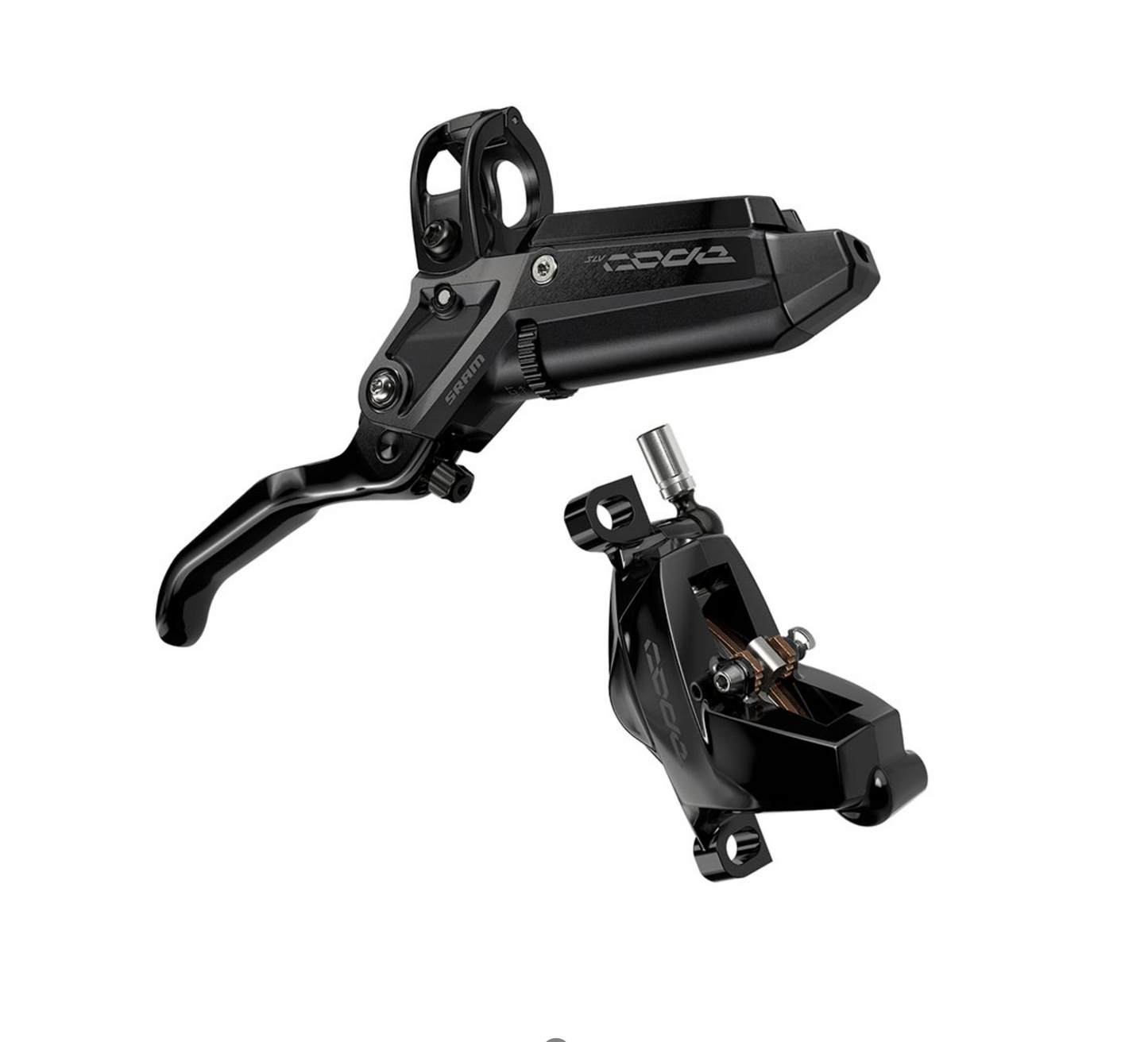 SRAM, Code Silver Stealth, MTB Hydraulic Disc Brake, Rear, Post mount, Black
