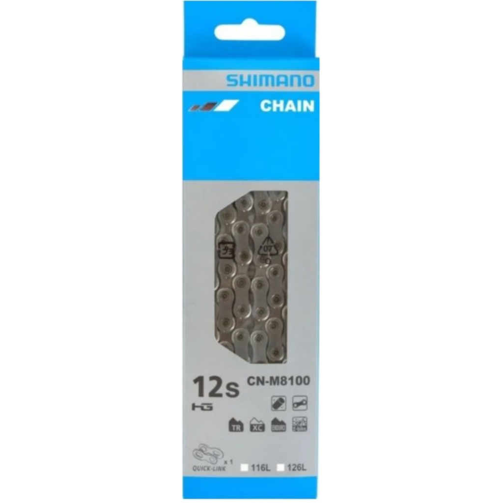 Shimano, XT CN-M8100, Chain, Speed: 12, Links: 138, Silver