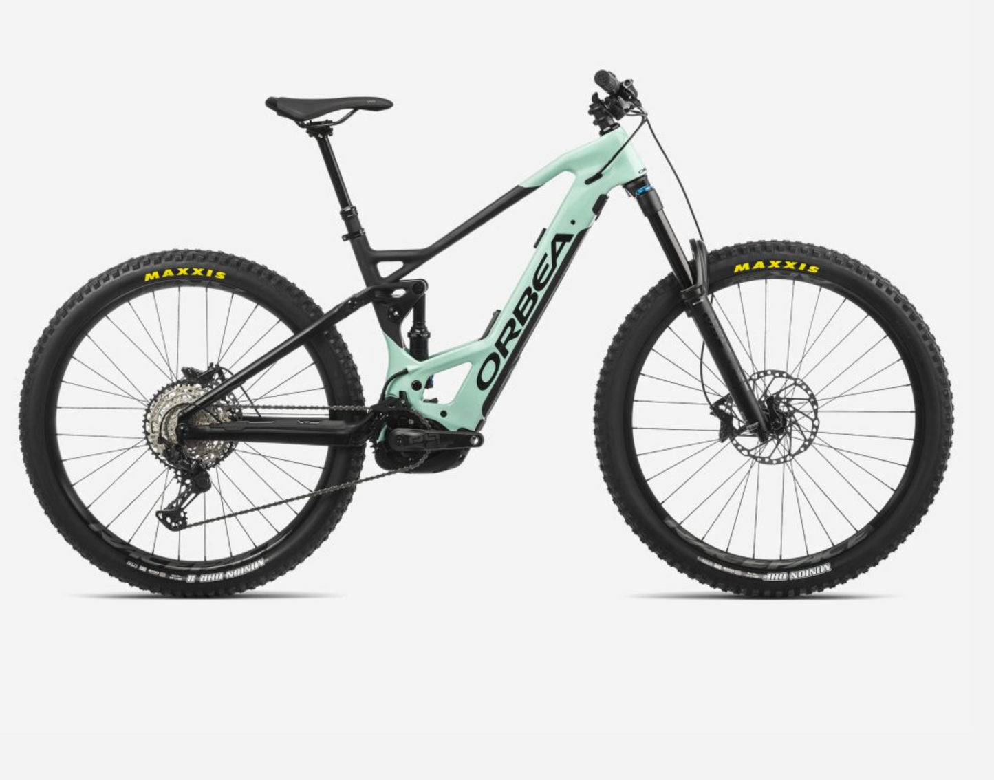 Orbea Wild FS M20 20MPH Ice Green (Gloss)-Black (Matt)