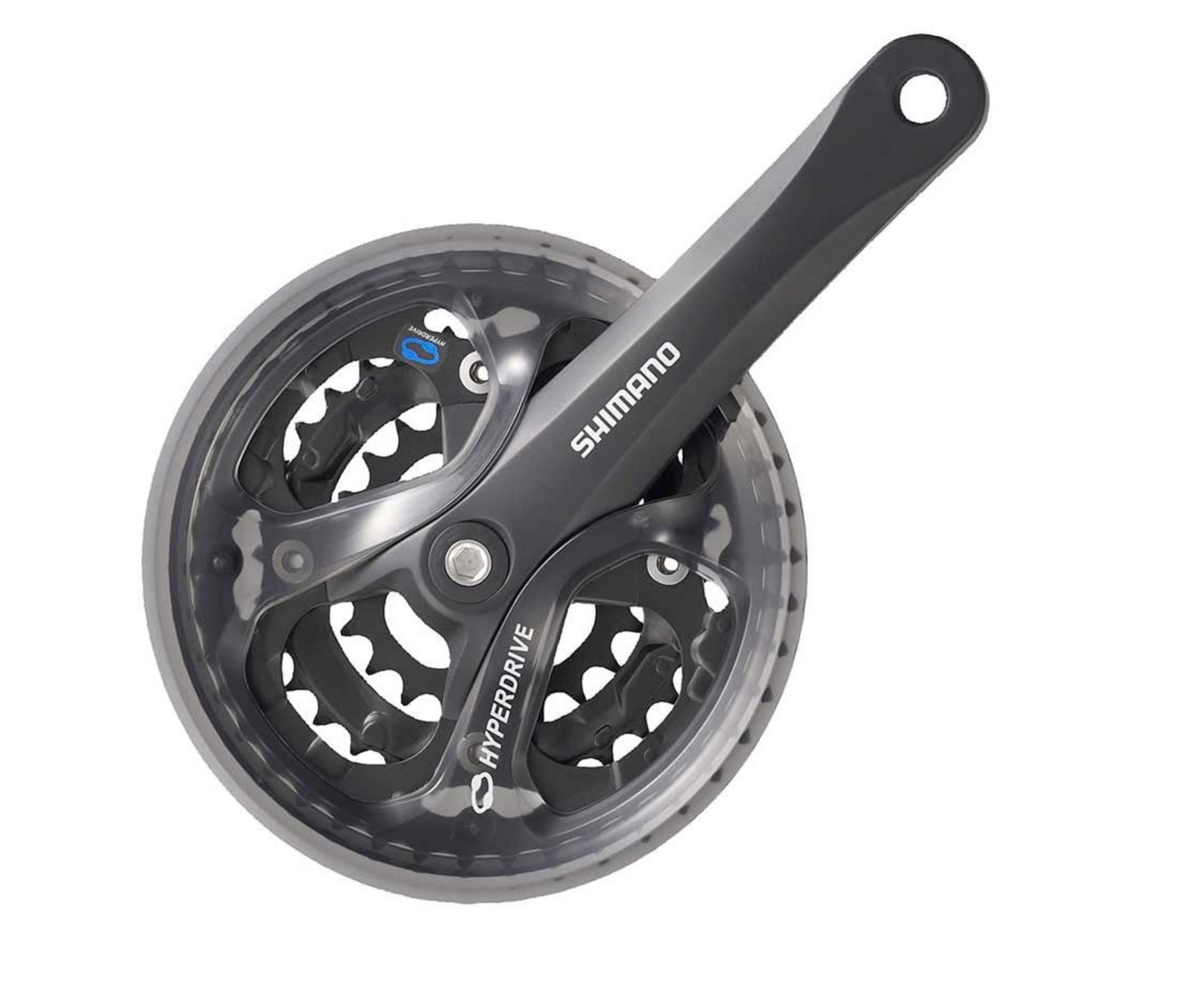 Shimano, Acera FC-M361, Crankset, MTB, 6/7/8 sp., 22/32/42T, BCD:64/104, Square, 175mm, Black