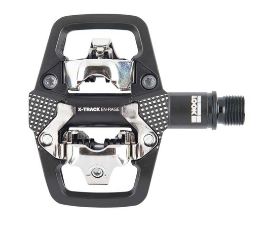 Look, X-Track En-Rage, MTB Clipless Pedals, Aluminum body, Cr-Mo axle, 9/16'', Black