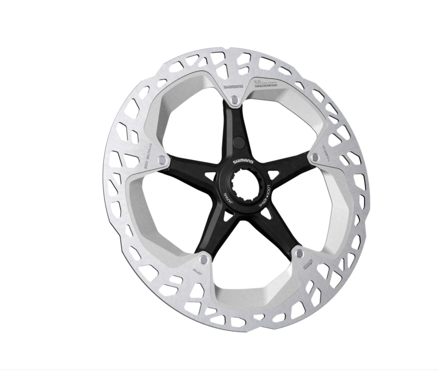 Shimano Rotor RT-EM810 180mm W/Lock Ring (External Spline Type)