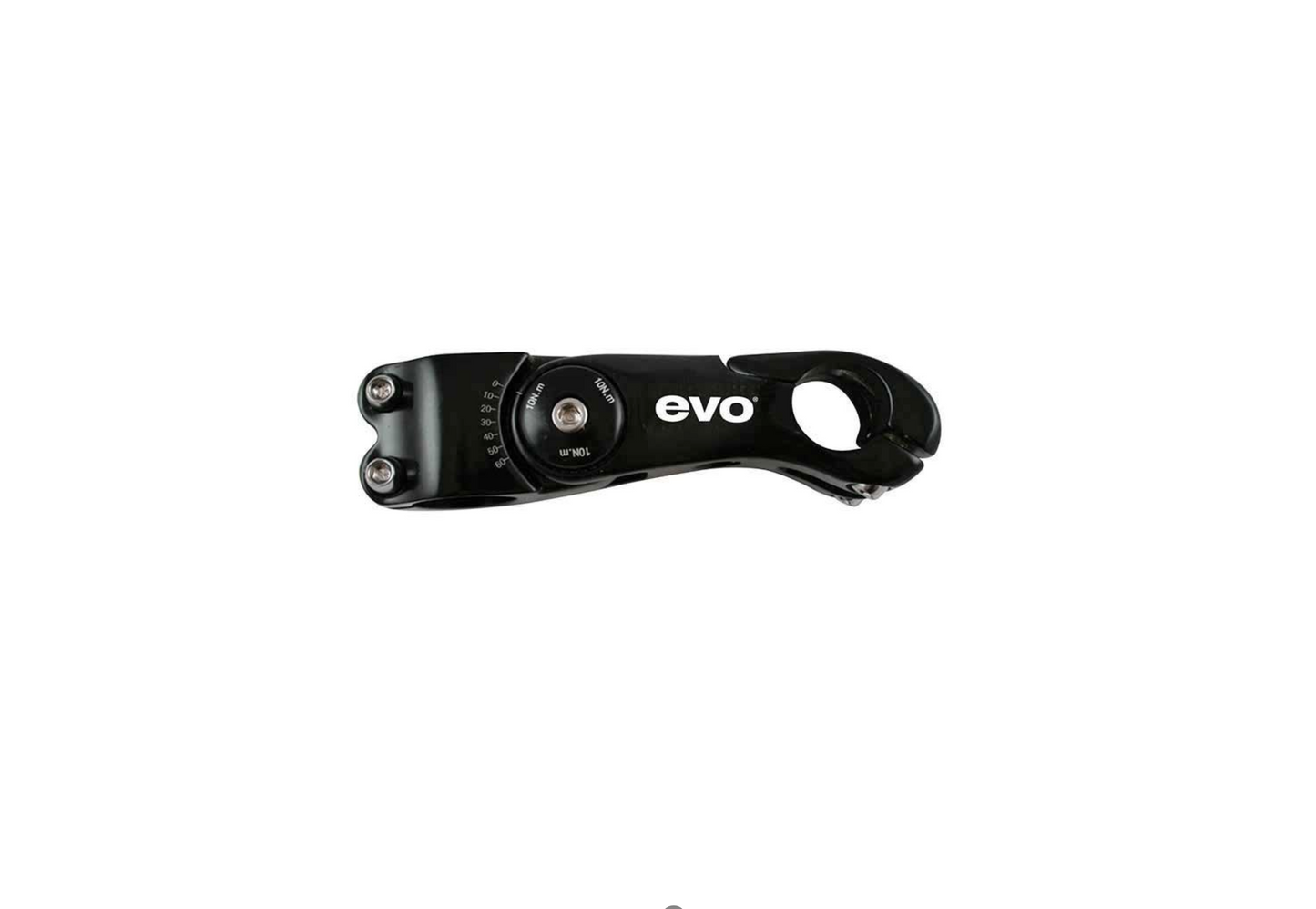 EVO, Ahead adjustable stem, 28.6mm, For 25.4mm handlebars, Black, 105mm
