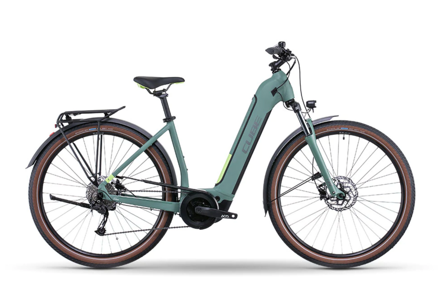 Cube Touring Hybrid 500 Easy Entry ( 2022 ) Green n Sharp Green