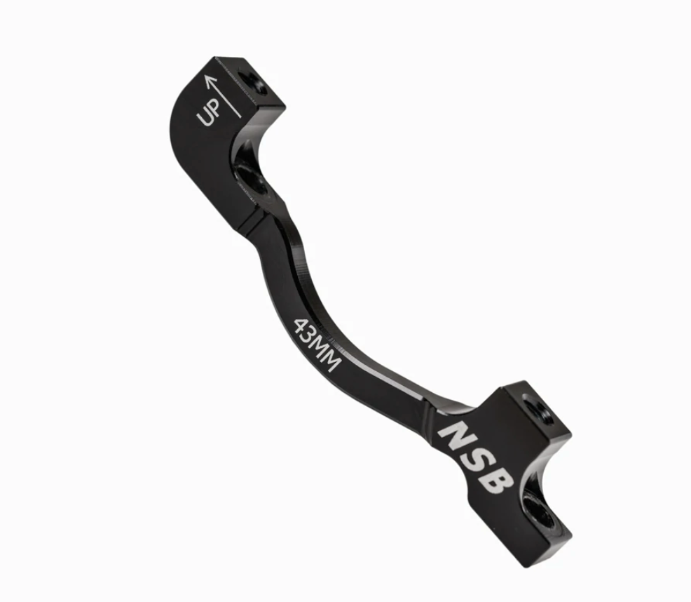 North Shore Billet Post Mount Brake Adaptor Black