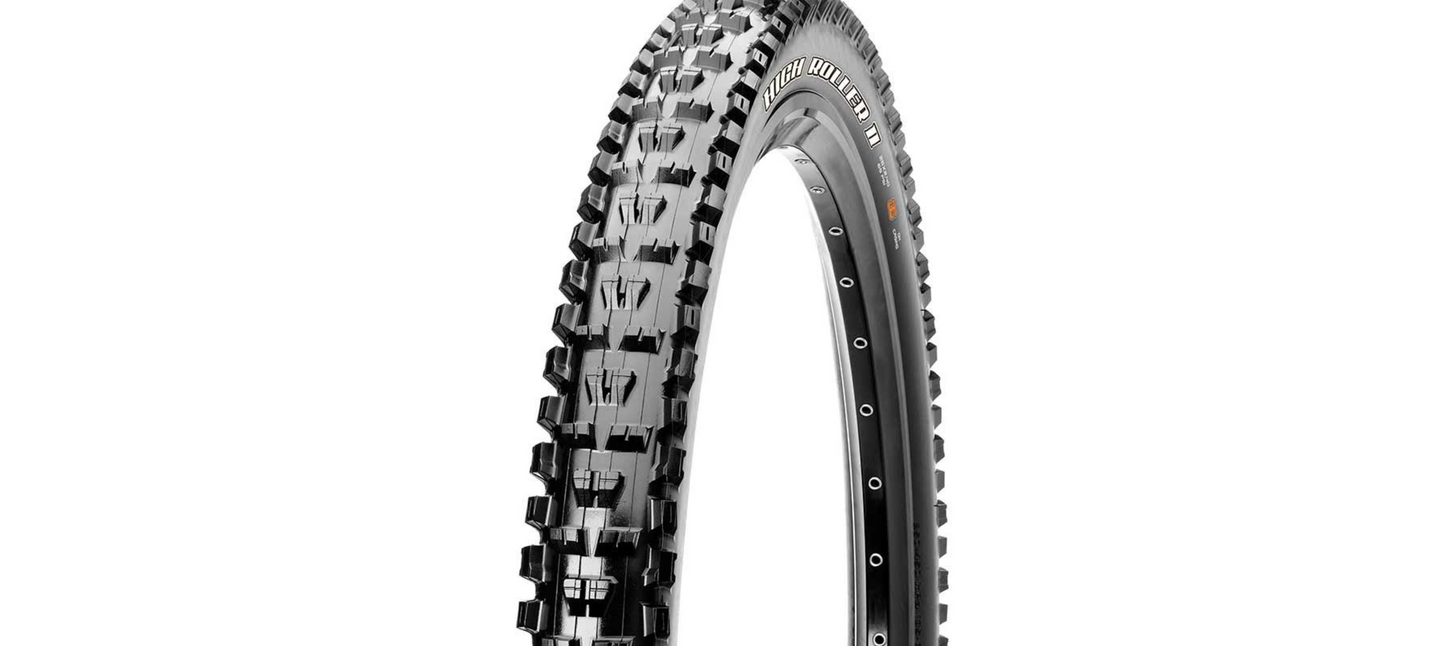 Maxxis, High Roller II, 26x2.30, Folding, 3C Maxx Terra, Tubeless Ready, EXO, 60TPI, 65PSI, Black