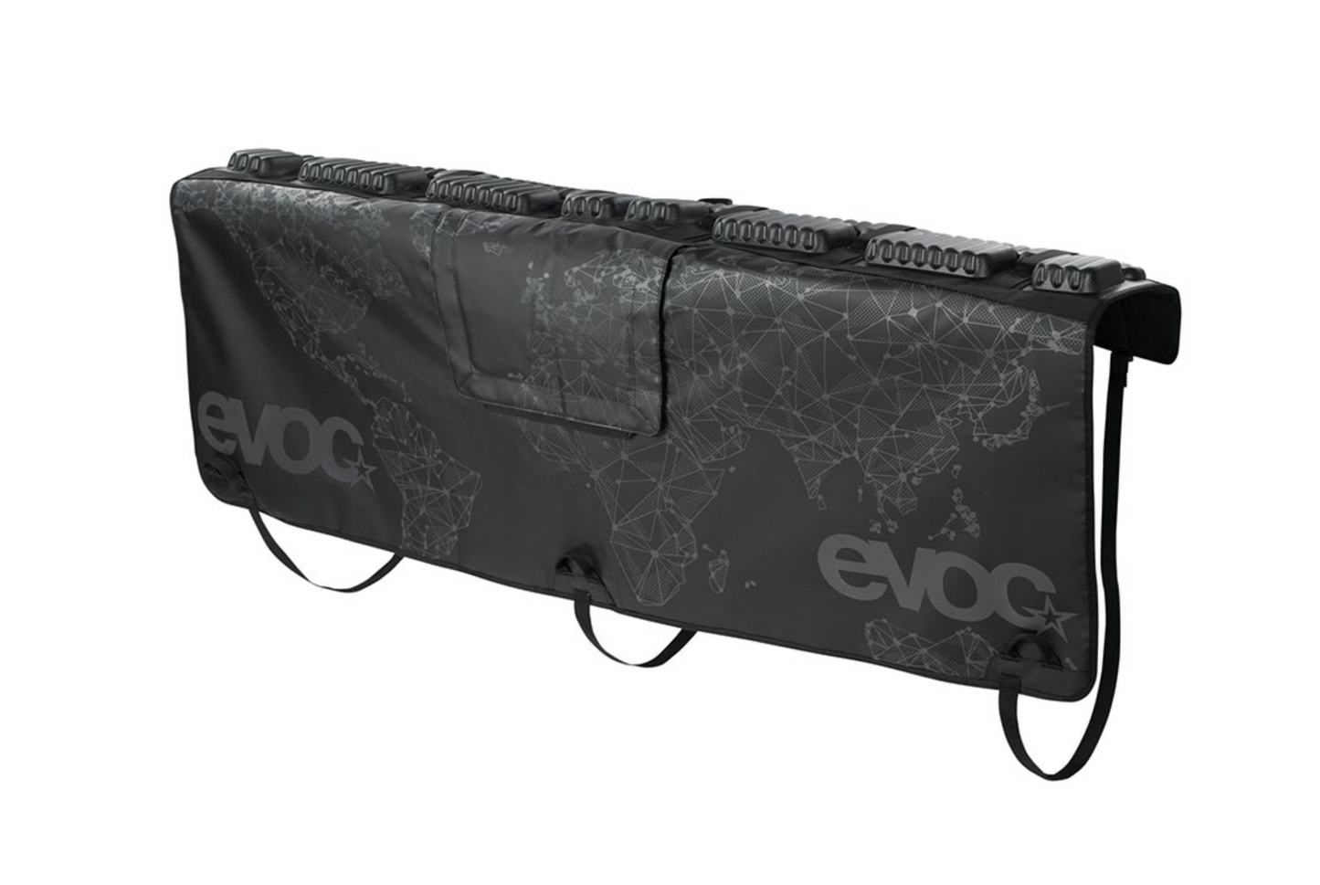 EVOC, Tailgate Pad Curve, Tailgate Pad, 136cm / 53.5'' wide, for mid-sized trucks, Black