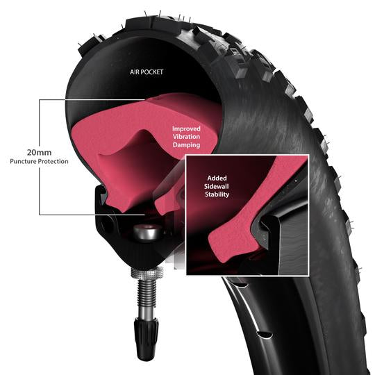 Tannus, Armour Tubeless, Tubeless Tire Insert, 27.5 x 2.1-2.6