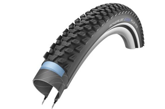 Schwalbe Marathon Plus MTB Tire 27.5 x 2.25 (57-584) Black, Reflective Strip, SmartGuard, Dual Compound, Wire