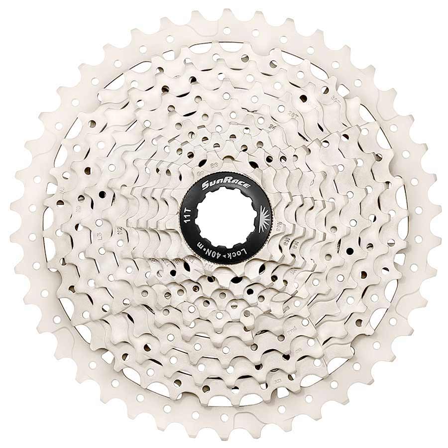 Sun Race, CSMS8-11, Cassette, 11 sp., 11-42T, For Shimano/SRAM, Metallic Silver