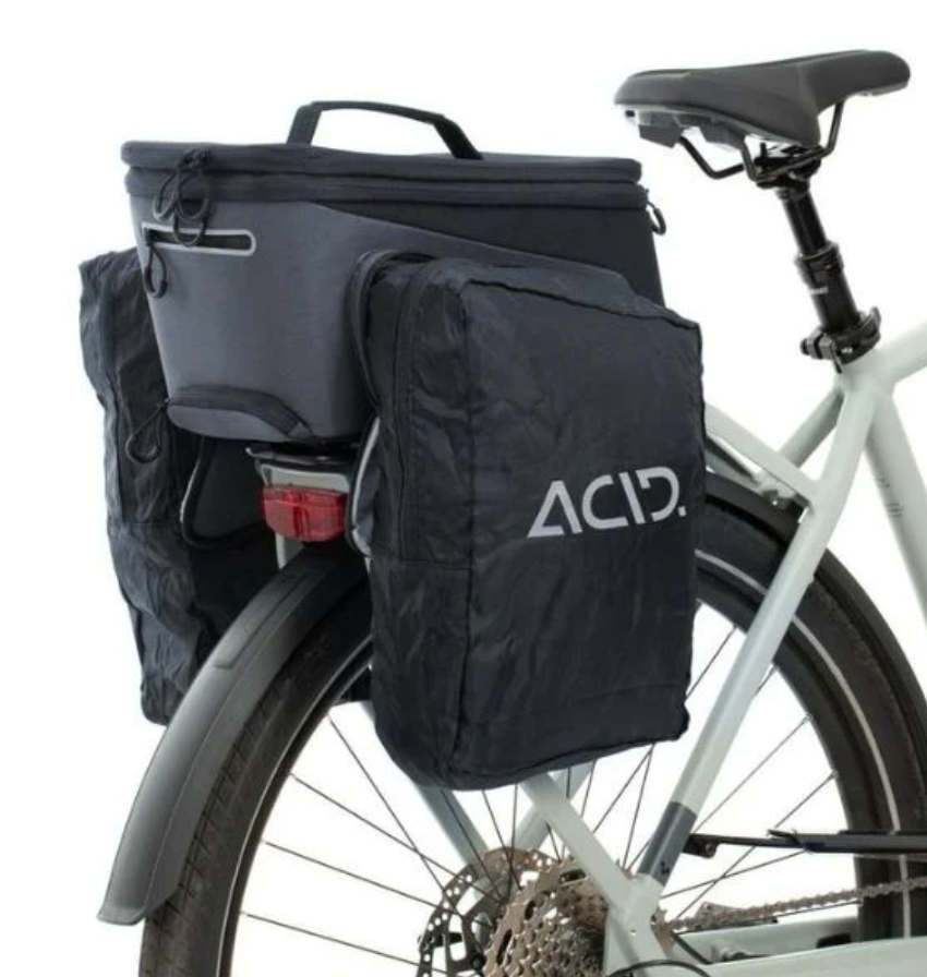 Acid Rear Rack Acid Panniers Trunk 8+7 RILINK – Black's Cycle