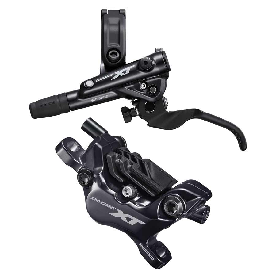 BL-M8100/BR-M8120, MTB Hydraulic Disc Brake, Front, Post mount, Disc: Not included, 410g, Black, Set