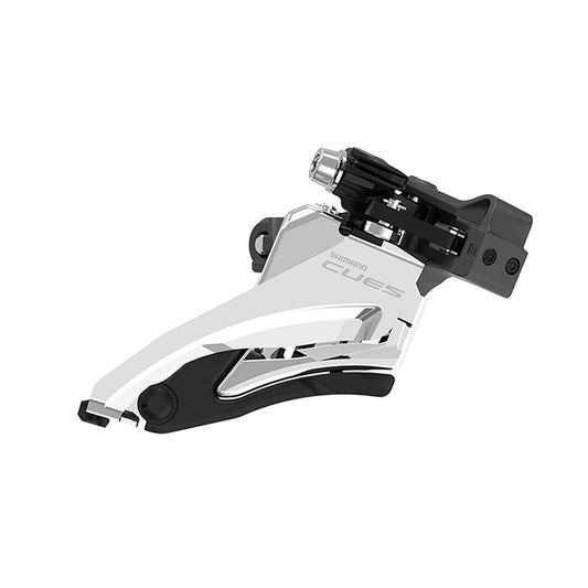 Shimano, CUES FD-U6000-M, Front Derailleur, 2x10/11, Swing: Side, Cable Pull: Front, Mid 28.6/31.8/34.9mm, EFDU6000MX4