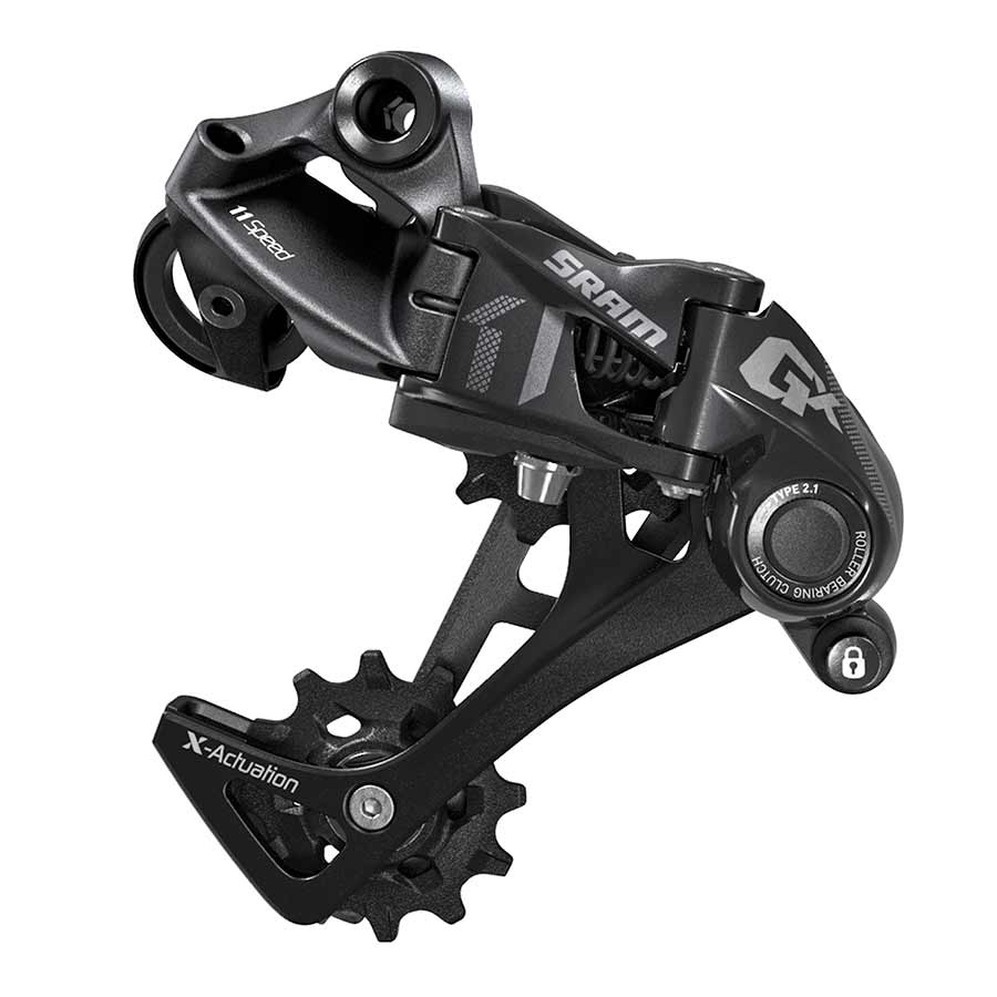 SRAM, GX 1X11, Rear derailleur, 1X11sp., Long cage, Red