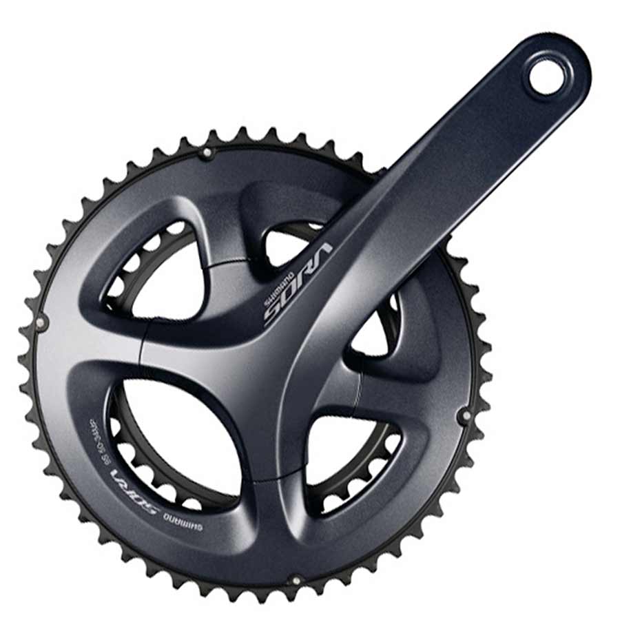 FC-R3000, Crankset, 9 sp., 170mm, 34/50T, BCD:110, H2, 43.5mm, Black