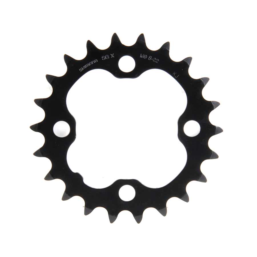 Shimano, Y1LD22000, 22T, 9sp, BCD: 64mm, 4 Bolt, Deore FC-M590, Inner Chainring, For 22/32/44, Steel, Black