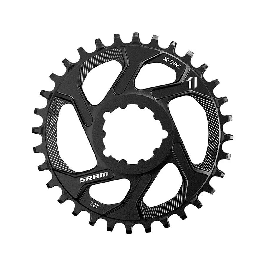 30T, 11sp, Direct Mount Chainring, Offset 3mm, Steel, Black