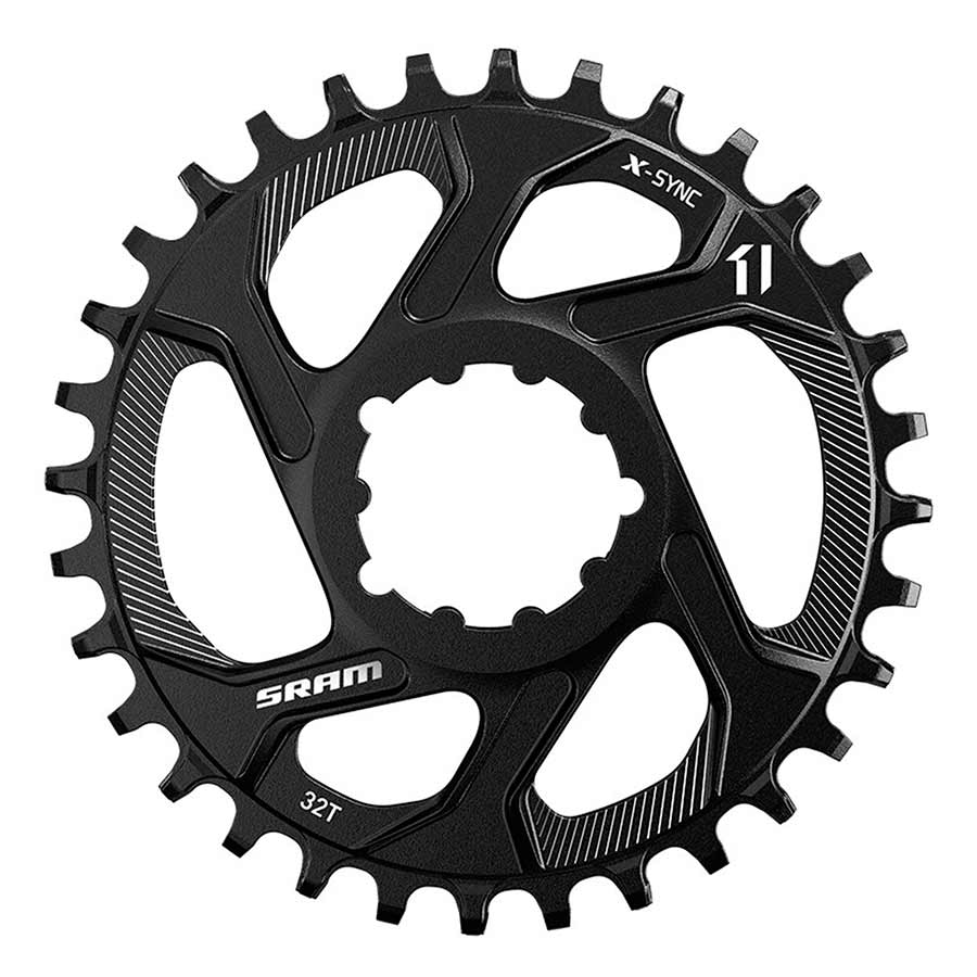 32T, 11sp, Direct Mount Chainring, Offset 3mm, Steel, Black