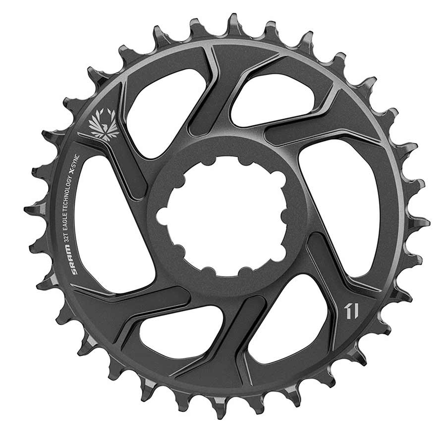 X-Sync 2 Eagle 3mm Offset, Chainring, Teeth: 34, Speed: 12, BCD: Direct Mount, Single, Aluminum, Gold