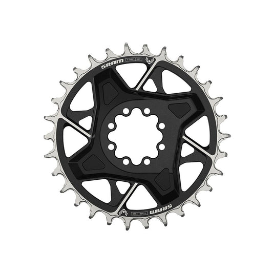 X0 3mm Offset, Chainring, Teeth: 30, Speed: 12, BCD: Direct Mount, Aluminum, Black