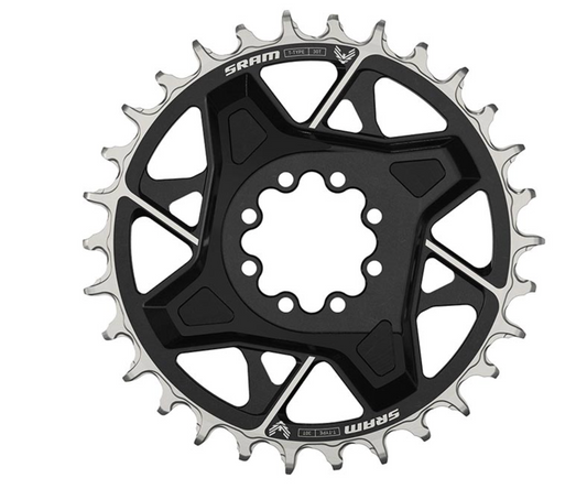 SRAM, Eagle T-Type DM X0 3mm Offset, Chainring, Teeth: 30, Speed: 12, BCD: Direct Mount, Aluminum, Black