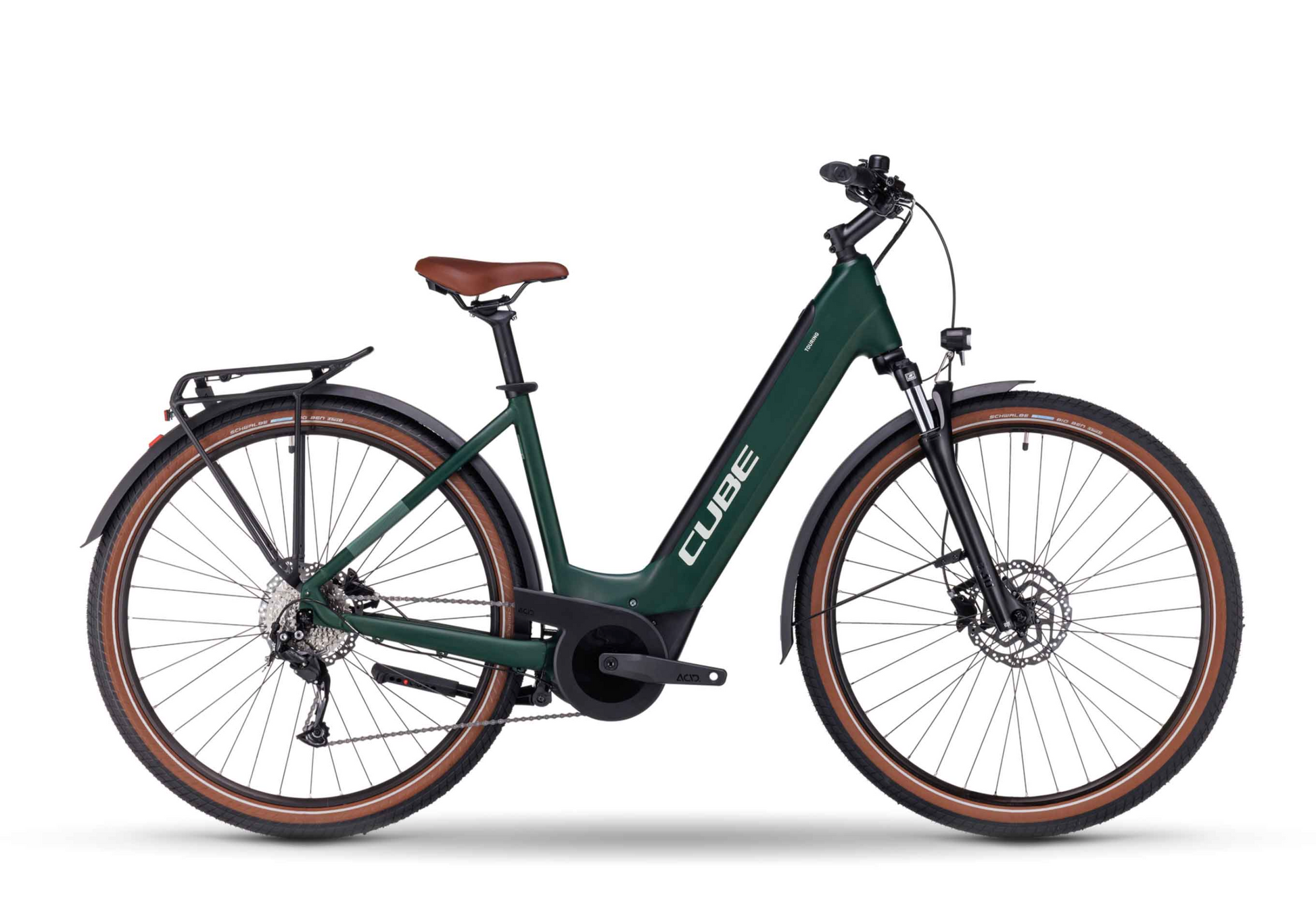 Cube Touring Hybrid One 500 Green 2024 Black s Cycle