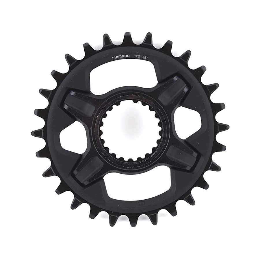 Shimano, XT SM-CRM85, Chainring, Teeth: 30, Speed: 12, BCD: Direct Mount, Aluminum/Composite/Steel, Black