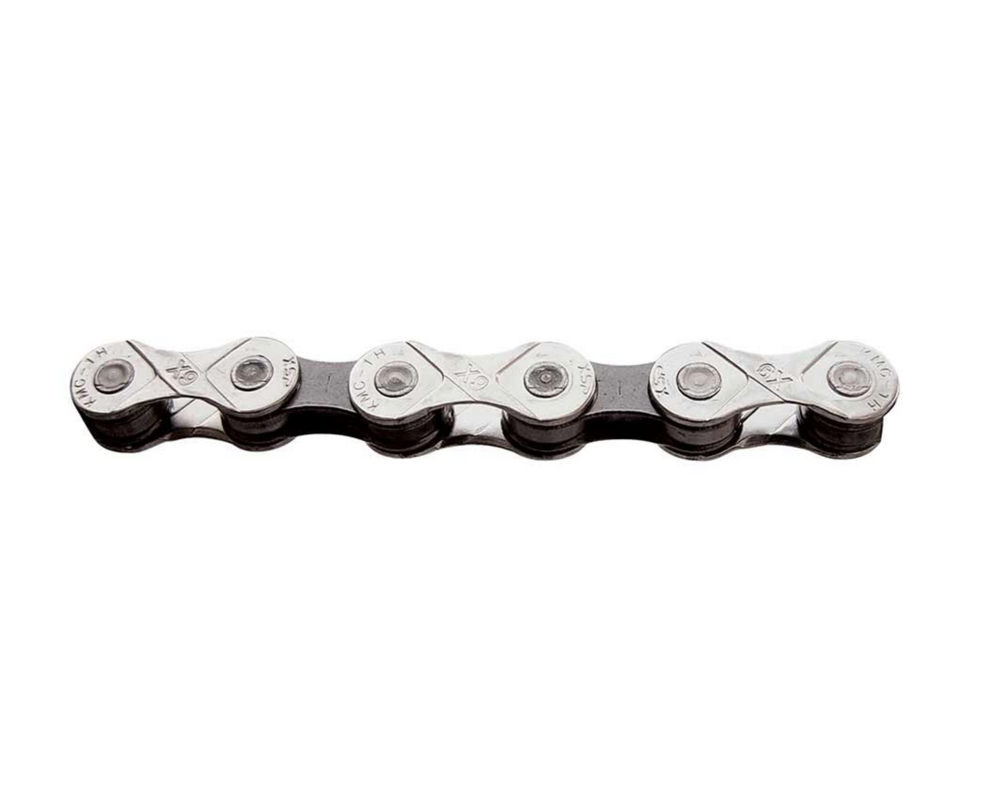 KMC Chain X9 x 116L, 9 speed, Half Nickel/Grey
