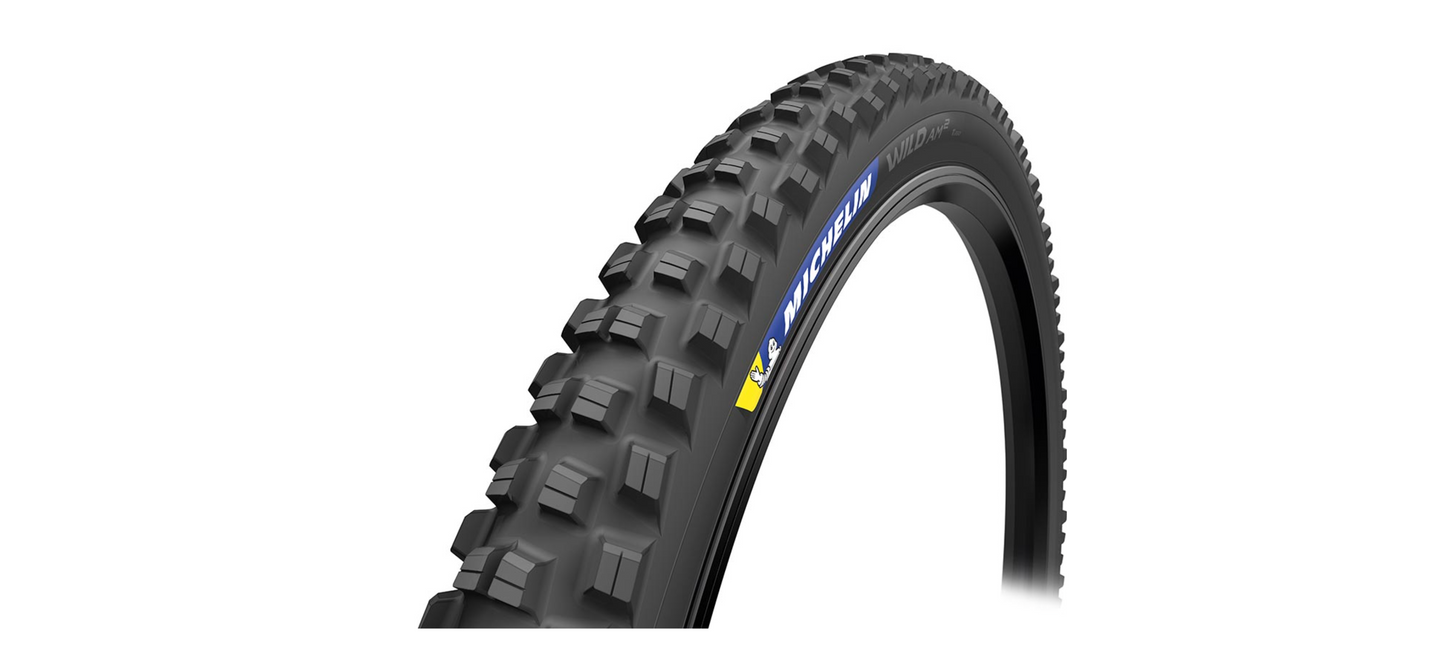 Michelin, Wild AM2 Competition, Tire, 29''x2.40, Folding, Tubeless Ready, GUM-X, GravityShield, 60, Black