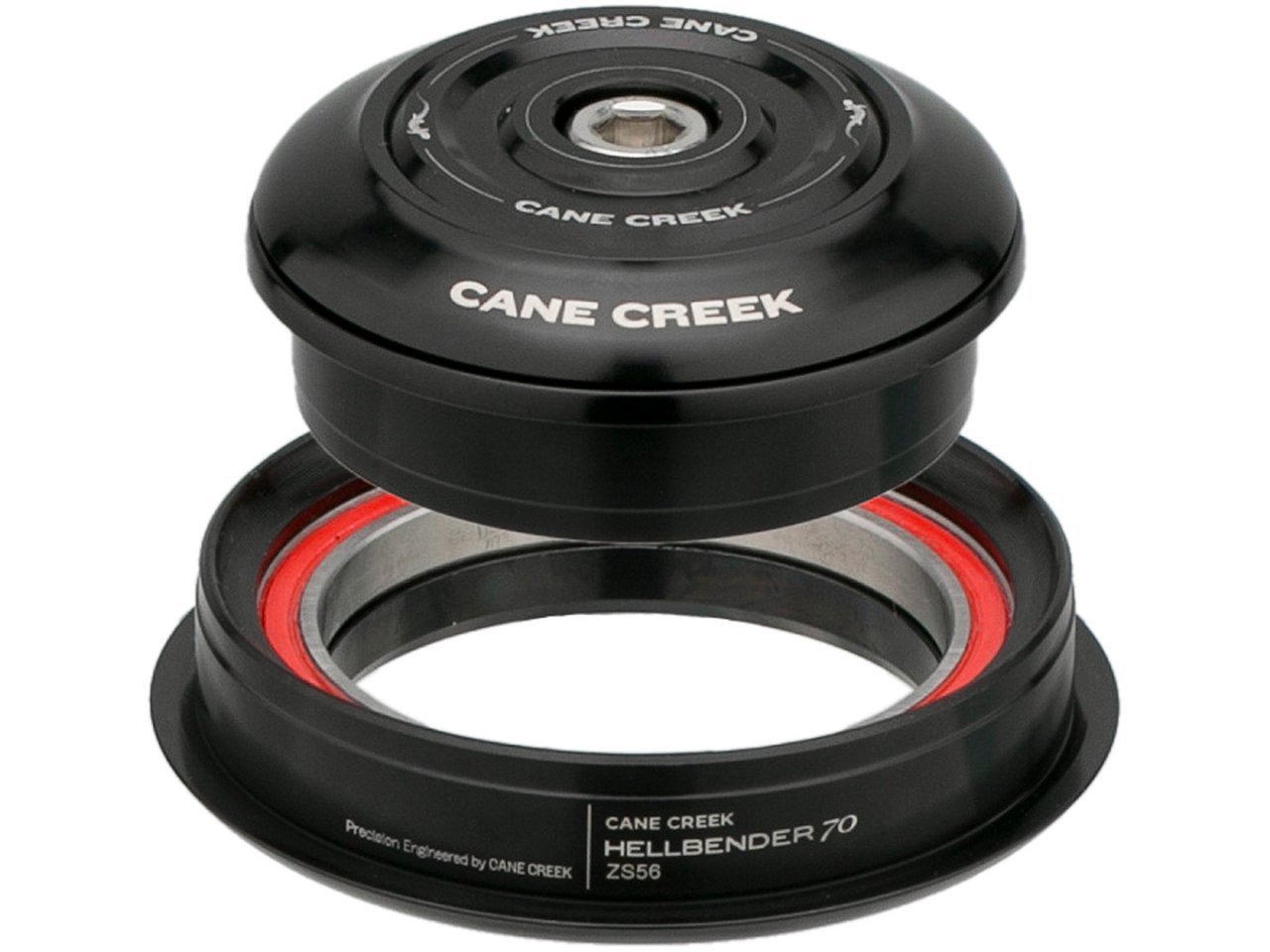 Cane Creek Hellbender 70 Headset ZS44/ZS56 Taper Black