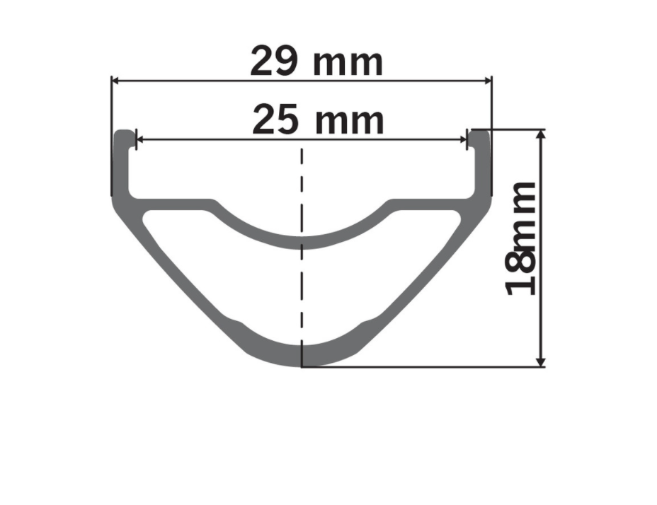 DT Swiss Mountain Bike Rim  XR 391 DISC 27.5 X 25MM 28 H