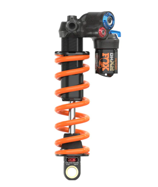 Fox 2022 DHX2, F-S, Cr, 2pos-Adj, Trunnion, FOX, AM, 205, 60, CM, RM, Rezi CM, Orange Logo